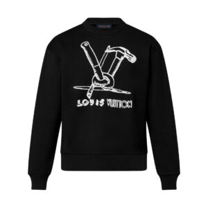 LV Embroidered Cotton Sweatshirt - HL24