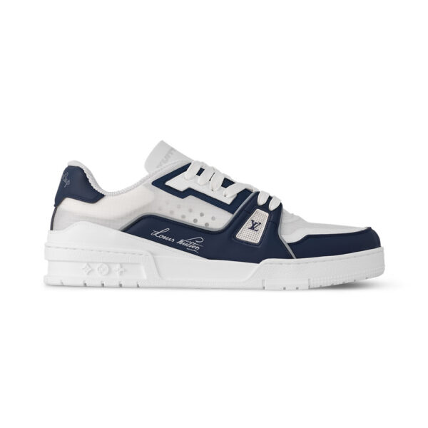 Louis Vuitton Trainer Sneaker In Navy Blue - LS220