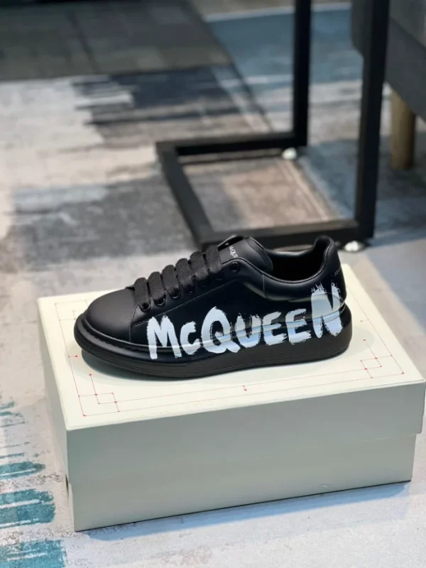 Alexander McQueen Graffiti-Print Oversized Sneakers - AS32