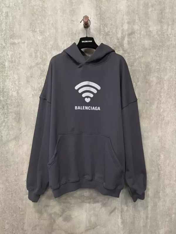 Balenciaga Lo_ve Hoodie Oversized in Black - HB29