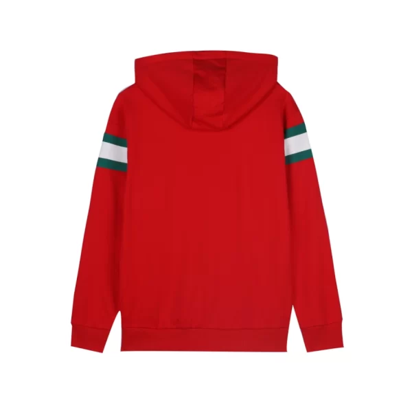 Cotton jersey zip sweatshirt