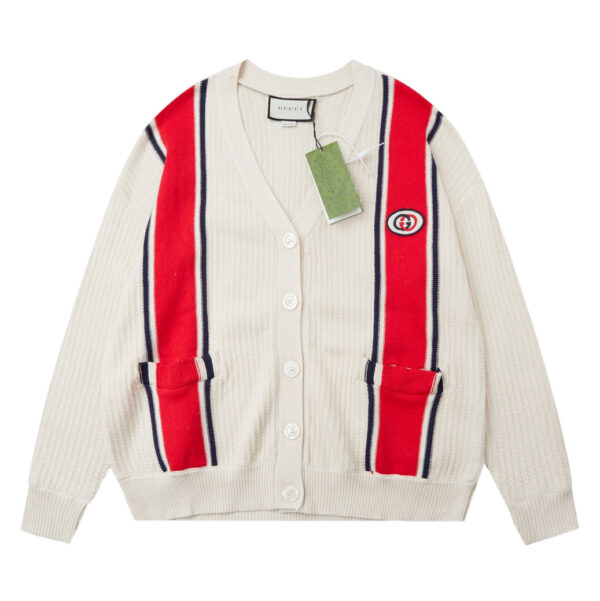 Gucci Knit Cotton Cardigan With Patch - HG019