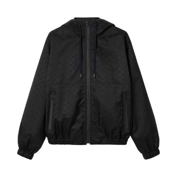 Gucci Lightweight GG Nylon Jacquard Jacket