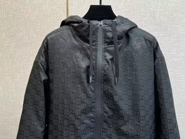 Gucci Lightweight GG Nylon Jacquard Jacket