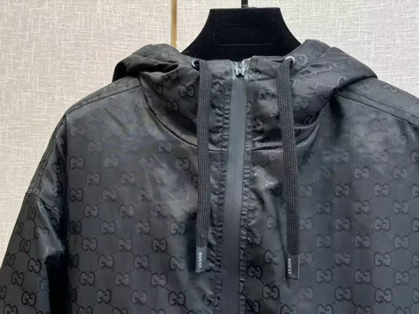 Gucci Lightweight GG Nylon Jacquard Jacket