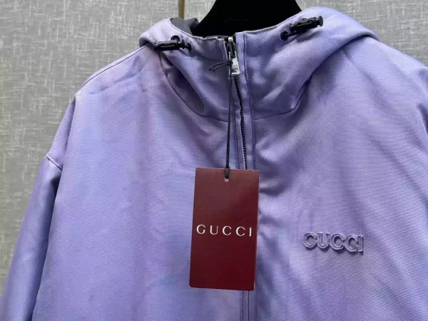 Gucci Reversible Nylon GG Zip Jacket - GK20