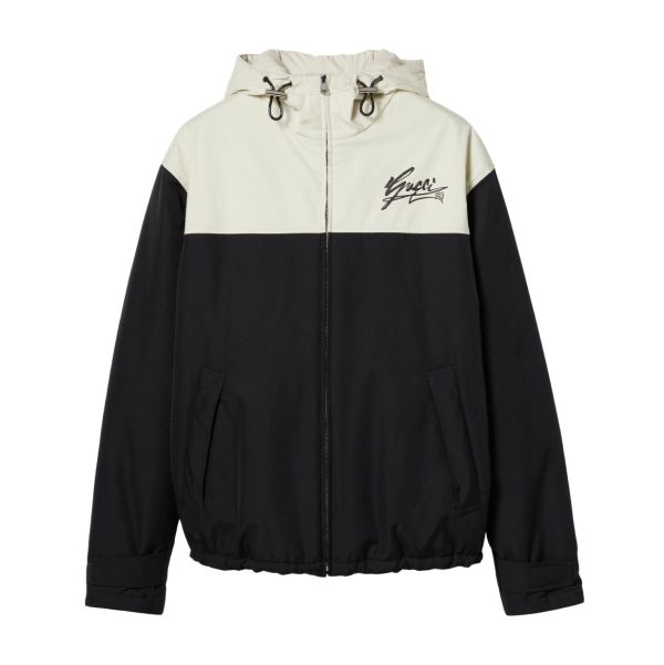 Gucci Technical Cotton Canvas Hooded Jacket - GK23