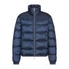 Dior Oblique Down Jacket Navy Blue Technical Jacquard