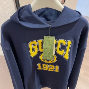 Gucci Cotton Jersey Hooded Sweatshirt - HG47