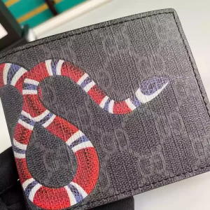 Gucci Kingsnake Print Bi-fold Wallet - GW06