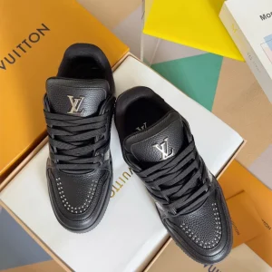 Louis Vuitton Trainer Sneaker In Black - LS235