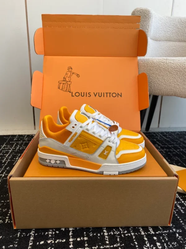 Louis Vuitton Trainer Sneaker In Safran Yellow - LS232