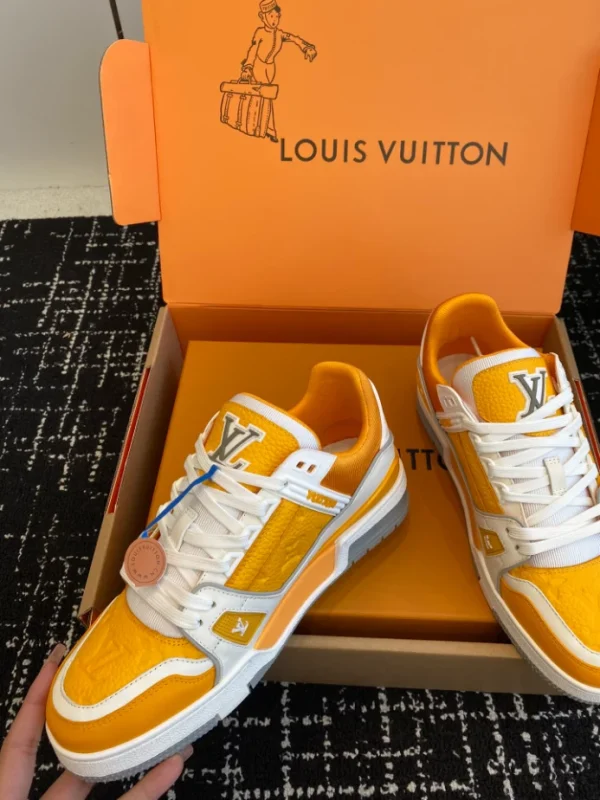 Louis Vuitton Trainer Sneaker In Safran Yellow - LS232