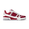 Louis Vuitton Trainer Sneaker In Sari Red - LS234